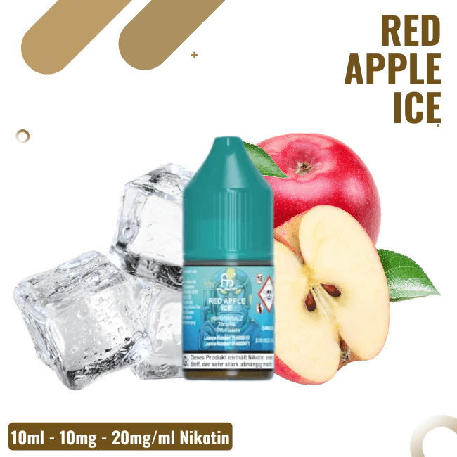 RandM Tornado NicSalt Liquid 10ml - Red Apple Ice - 20mg Nikotin