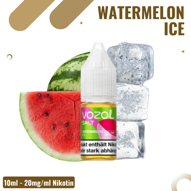 Vozol Liquid NicSalt 10ml - Watermelon Ice - 20mg Nikotin