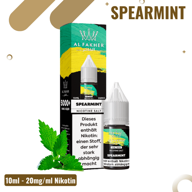 Al Fakher Liquid 10ml - Spearmint - 20mg Nikotin