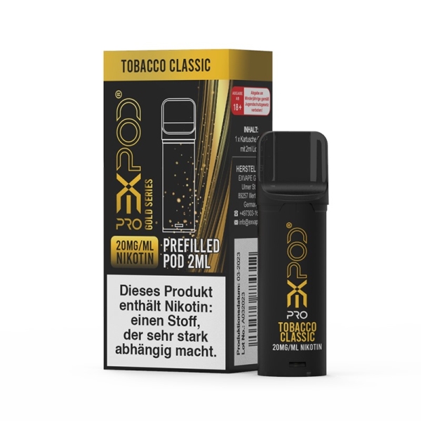 ExPod Pro Gold Edition - Tobacco Classic