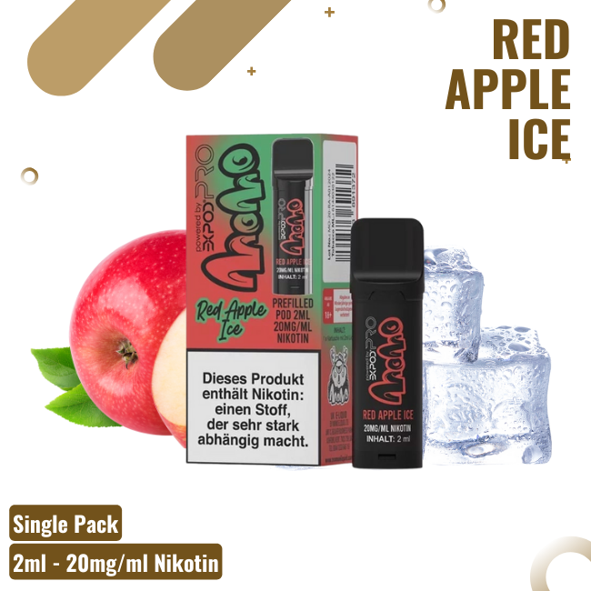 ExPod Pro Momo Edition - Red Apple Ice