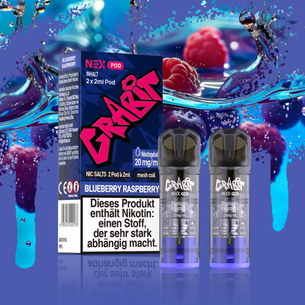 Grabit Nex Pods - Blueberry Raspberry