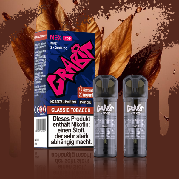 Grabit Nex Pods - Classic Tobacco