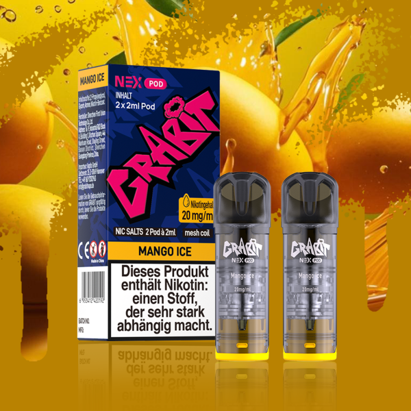 Grabit Nex Pods - Mango Ice