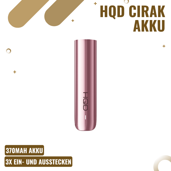 HQD Cirak Basisgerät - Pink - Mehweg E-Zigarette
