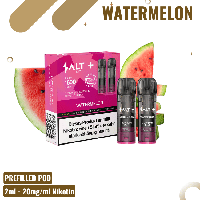 Salt+ Lite Pods - Watermelon - 2er Pack