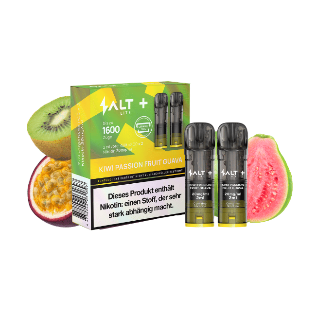 Salt+ Lite Pods - Kiwi Passion Fruit Guava - 2er Pack