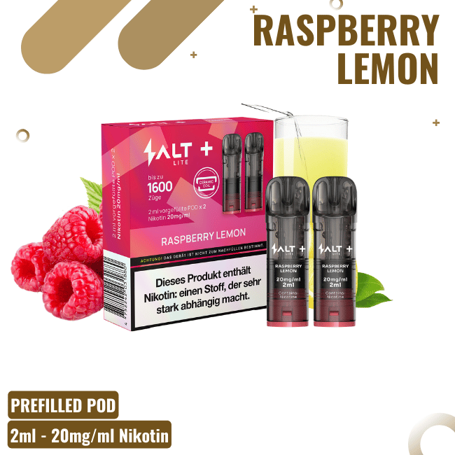 Salt+ Lite Pods - Raspberry Lemon - 2er Pack