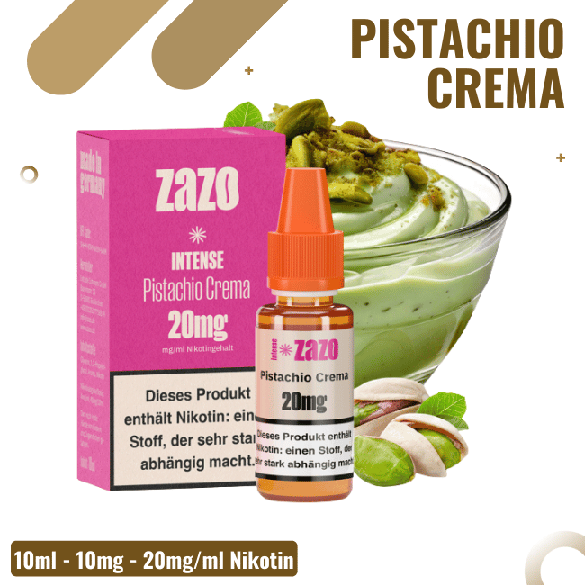 Zazo Intense Liquid - Pistacchio Crema - 20mg Nikotin