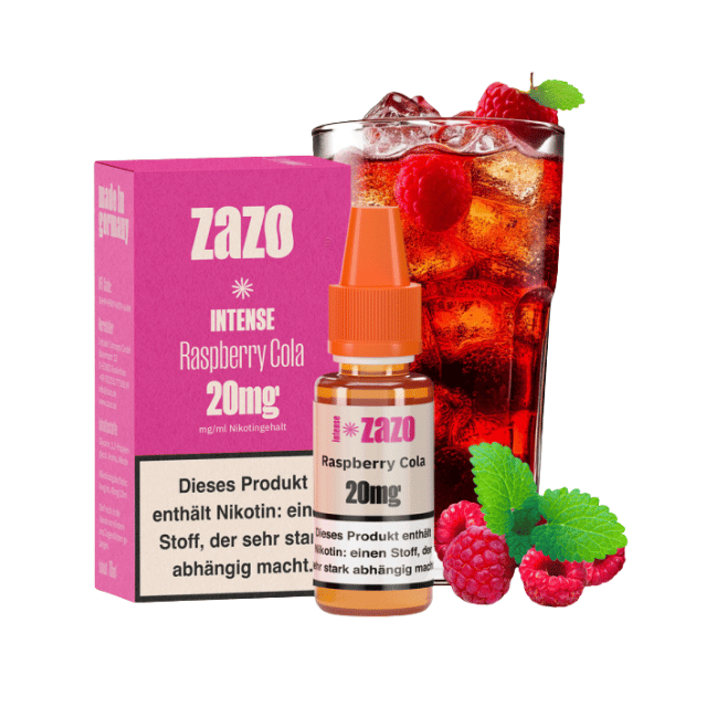 Zazo Intense Liquid - Raspberry Cola - 20mg Nikotin