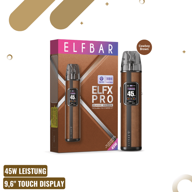 Elf Bar ELFX PRO - POD Kit - Cowboy Brown