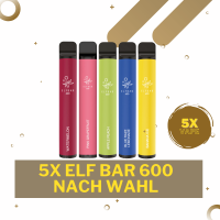 Elf Bar 600 - Vape Bundle - 5 Stück