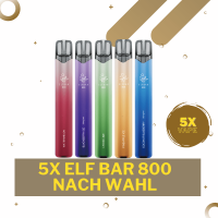 Elf Bar 800 - Vape Bundle - 5 Stück