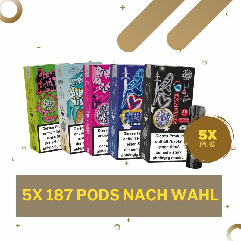 187 Strassenbande POD Bundle - 5 Pods nach Wahl