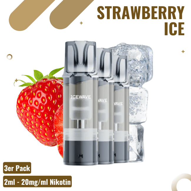 Icewave Pod - Strawberry Ice - 3er Pack