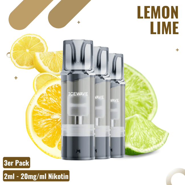 Icewave Pod - Lemon Lime - 3er Pack