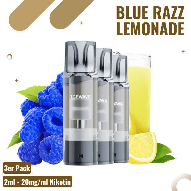 Icewave Pod - Blue Razz Lemonade - 3er Pack