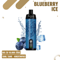 Yo Bar X Lion Vapes - Blueberry Ice - Einweg BIG PUFF