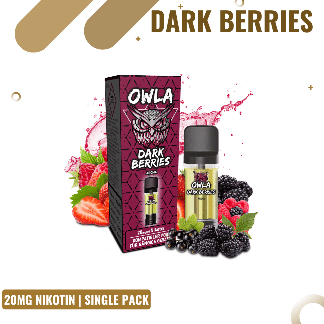 Owla Pods - Dark Berries - 20mg NicSalt