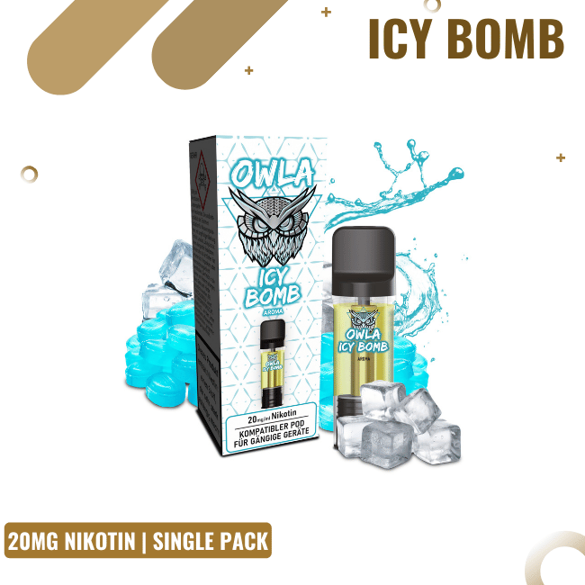 Owla Pods - Icy Bomb - 20mg NicSalt