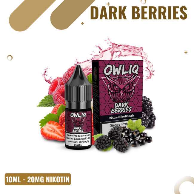 Owliq NicSalt 10ml - Dark Berries