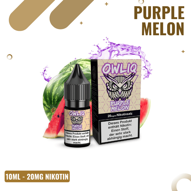 Owliq NicSalt 10ml - Purple Melon