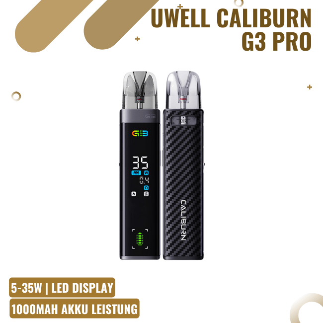 Uwell Caliburn G3 Pro - Black Carbon