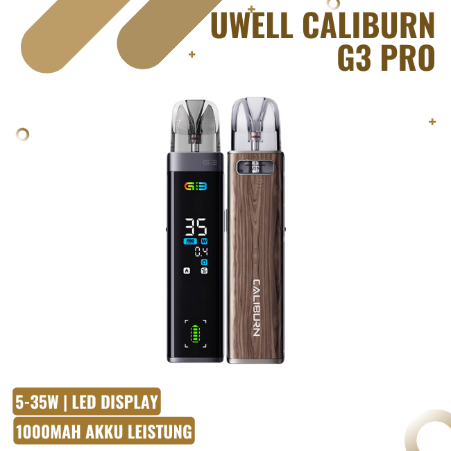 Uwell Caliburn G3 Pro - Brown Wood