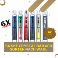 SKE Crystal Bar 600 - Vape Bundle - 5 Stück