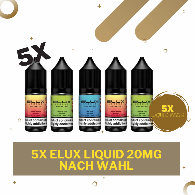 ELUX Liquid Bundle - 5x 10ml NicSalt