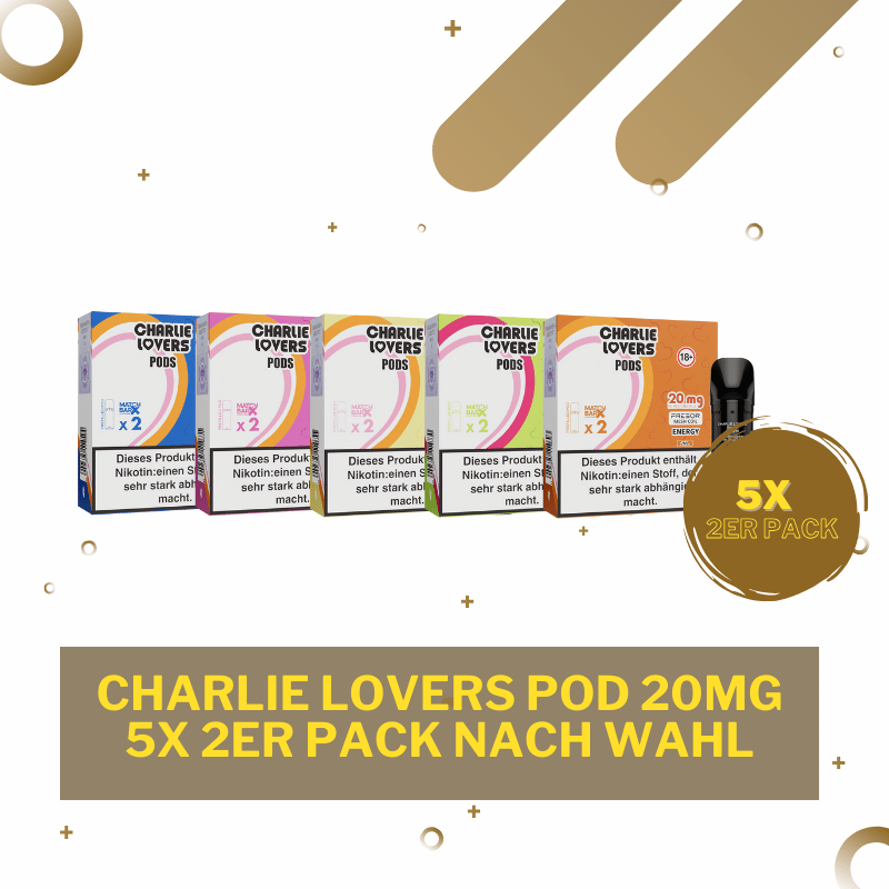 Charlie Lovers POD Bundle - 5 Pods nach Wahl