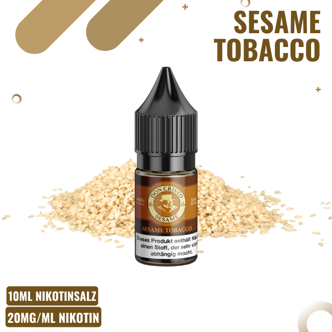 Don Cristo NicSalt Liquid 10ml - Sesame Tobacco - 20mg...