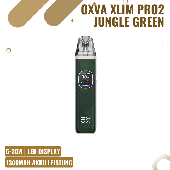 OXVA Xlim Pro 2 - Pod Kit - Jungle Green
