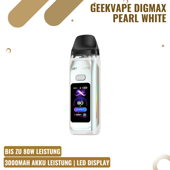 Geekvape Digi Max Pod Kit - Pearl White