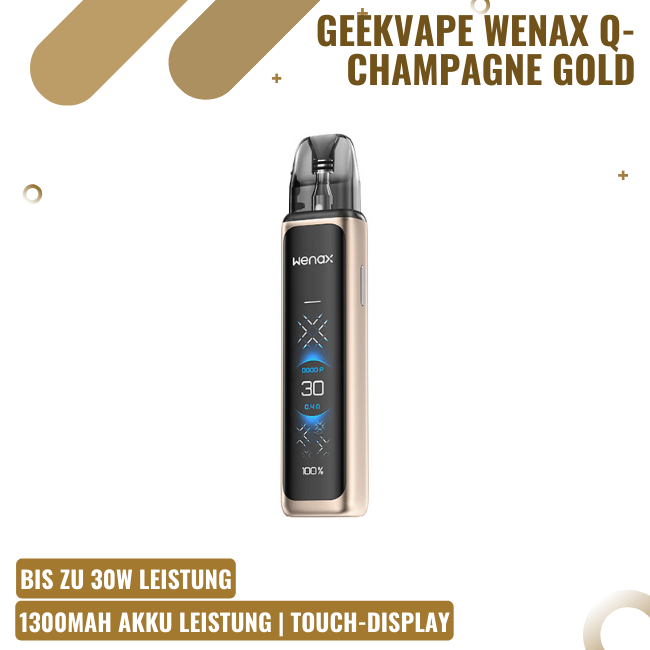 Geekvape Wenax Q Ultra - Champagne Gold - Pod Kit