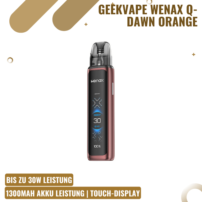 Geekvape Wenax Q Ultra - Dawn Orange - Pod Kit