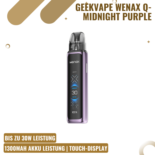 Geekvape Wenax Q Ultra - Midnight Purple - Pod Kit