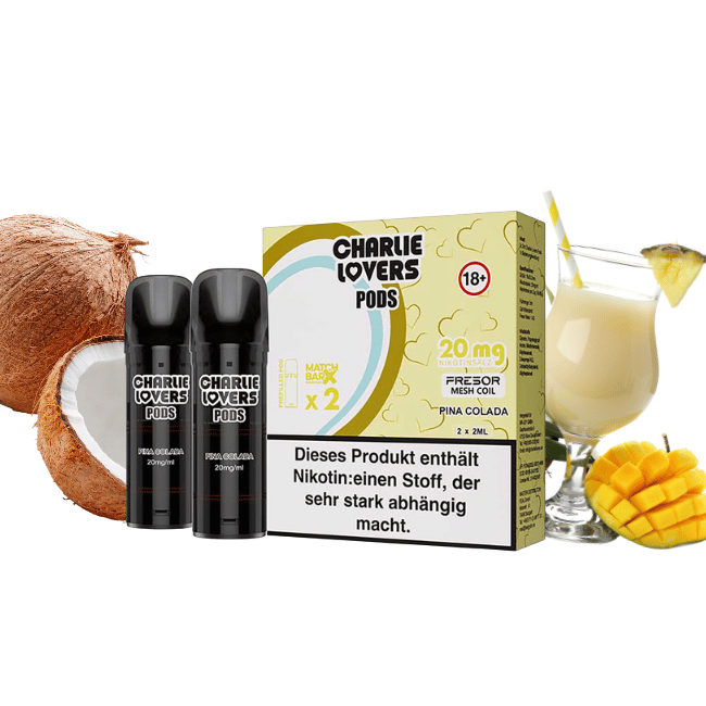 Charlie Lovers Pod - Duopack - Pina Colada - 20mg Nikotin