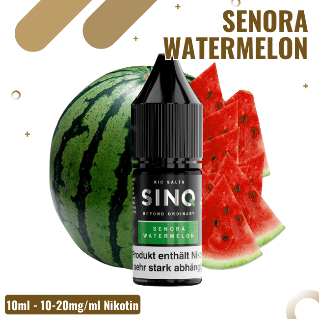 Sinq Liquid - Sonora Watermelon - Nicsalt - 10mg Nikotin