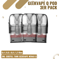 Geekvape Wenax Q Pod - 3er Pack