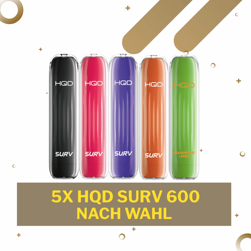 HQD SURV Vape Bundle - 5 Stück