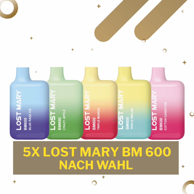 Lost Mary BM600 Vape Bundle - 5 Stück