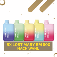 Lost Mary BM600 Vape Bundle - 5 Stück