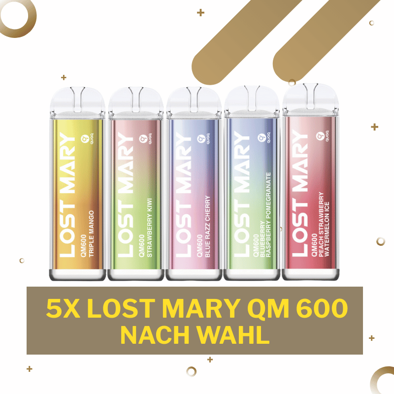 Lost Mary QM600 Vape Bundle - 5 Stück