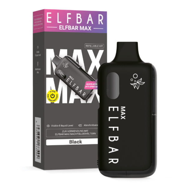 elfbar max akku Elf Bar Black 5 for £20 Prefilled Kits elfbar akku Flavour:Blueberry Edition Elfbar ELFX Mini Kit