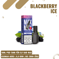 Elf Bar Max Liquid Pod - Blackberry Ice - 10ml Nikotinsalz