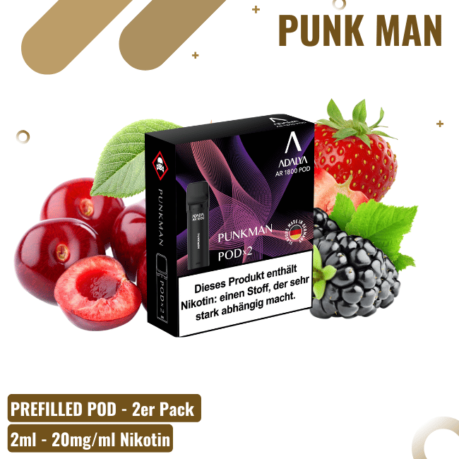 Adalya Alpha Pods - Punk Man - 2er Pack