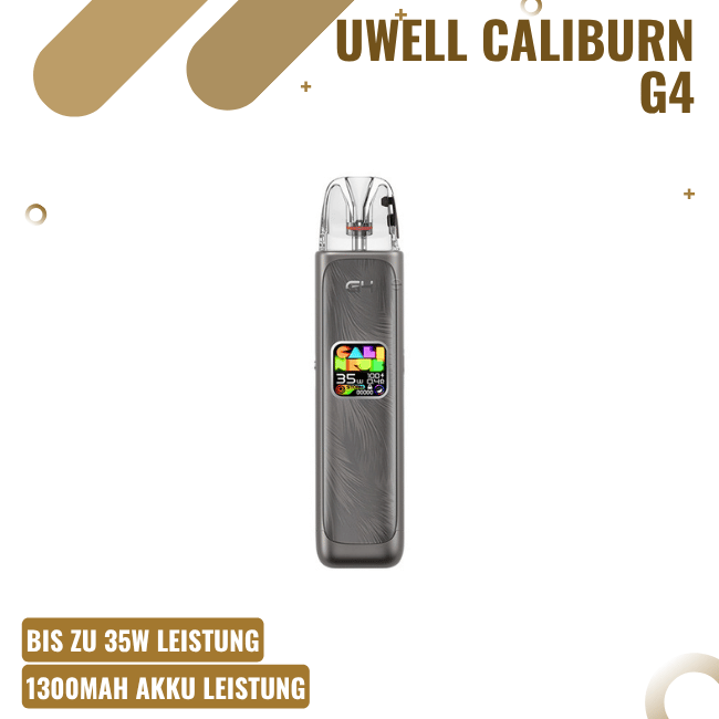 Uwell Caliburn G4 - Gunmetal Grey