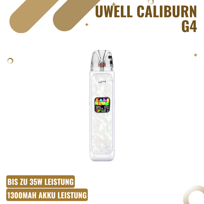 Uwell Caliburn G4 - Seashell White
