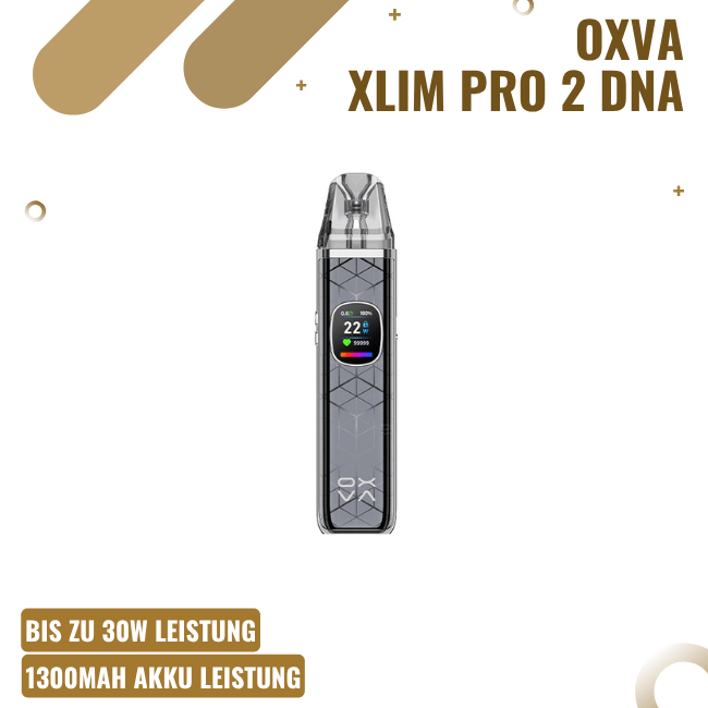 OXVA Xlim Pro 2 DNA - Pod Kit - Nebula Gray